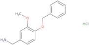 [4-(Benzyloxy)-3-methoxyphenyl]methanamine hydrochloride