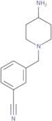 3-[(4-Aminopiperidin-1-yl)methyl]benzonitrile