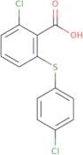 2-Chloro-6-[(4-chlorophenyl)sulfanyl]benzoic acid