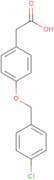 2-{4-[(4-Chlorophenyl)methoxy]phenyl}acetic acid