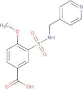 4-Methoxy-3-[(pyridin-4-ylmethyl)sulfamoyl]benzoic acid