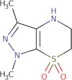 1,3-dimethyl-5,6-dihydro-4H-pyrazolo[3,4-b][1,4]thiazine 7,7-dioxide
