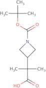 2-{1-[(tert-Butoxy)carbonyl]azetidin-3-yl}-2-methylpropanoic acid