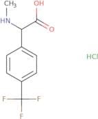 2-(Methylamino)-2-[4-(trifluoromethyl)phenyl]acetic acid hydrochloride