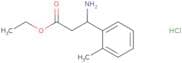 Ethyl 3-amino-3-(2-methylphenyl)propanoate hydrochloride