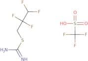 [(2,2,3,3-Tetrafluoropropyl)sulfanyl]methanimidamide, trifluoromethanesulfonic acid