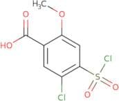 5-Chloro-4-(chlorosulfonyl)-2-methoxybenzoic acid