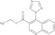 Ethyl 4-(1H-1,2,4-triazol-1-yl)quinoline-3-carboxylate