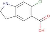 6-Chloro-2,3-dihydro-1H-indole-5-carboxylic acid