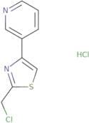 3-[2-(Chloromethyl)-1,3-thiazol-4-yl]pyridine hydrochloride