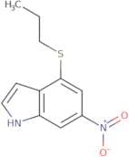 6-Nitro-4-(propylsulfanyl)-1H-indole