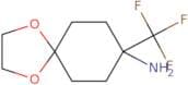 8-(Trifluoromethyl)-1,4-dioxaspiro[4.5]decan-8-amine