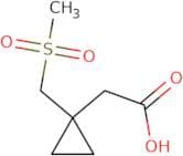 2-[1-(Methanesulfonylmethyl)cyclopropyl]acetic acid