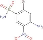 4-Amino-2-bromo-5-nitrobenzene-1-sulfonamide