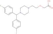 2-[2-[4-[Bis(4-fluorophenyl)methyl]piperazin-1-yl]ethoxy]acetic acid hydrochloride