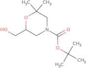 tert-Butyl (6S)-6-(hydroxymethyl)-2,2-dimethylmorpholine-4-carboxylate