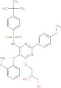 (R)-4-(tert-Butyl)-N-(6-(2,3-dihydroxypropoxy)-5-(2-methoxyphenoxy)-2-(4-methoxyphenyl)pyrimidin-4…