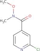 2-Chloro-N-methoxy-N-methylpyridine-4-carboxamide