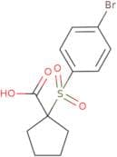 1-(4-Bromobenzenesulfonyl)cyclopentane-1-carboxylic acid