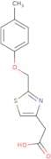 2-[2-(4-Methylphenoxymethyl)-1,3-thiazol-4-yl]acetic acid