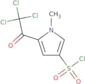 1-Methyl-5-(trichloroacetyl)-1H-pyrrole-3-sulfonyl chloride