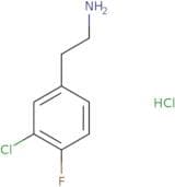 2-(3-Chloro-4-fluorophenyl)ethan-1-amine hydrochloride