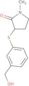 3-{[3-(Hydroxymethyl)phenyl]sulfanyl}-1-methylpyrrolidin-2-one