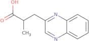 2-Methyl-3-(quinoxalin-2-yl)propanoic acid