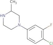 1-(4-Chloro-3-fluorophenyl)-3-methylpiperazine