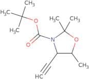 tert-Butyl (4R,5R)-4-ethynyl-2,2,5-trimethyl-1,3-oxazolidine-3-carboxylate