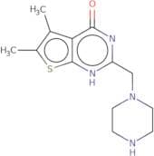 5,6-Dimethyl-2-(piperazin-1-ylmethyl)-1H,4H-thieno[2,3-d]pyrimidin-4-one