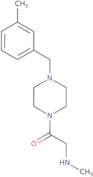 2-(Methylamino)-1-{4-[(3-methylphenyl)methyl]piperazin-1-yl}ethan-1-one