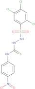 4-(4-nitrophenyl)-1-((2,4,5-trichlorophenyl)sulfonyl)thiosemicarbazide