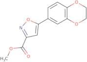 Methyl 5-(2,3-dihydrobenzo[b][1,4]dioxin-7-yl)isoxazole-3-carboxylate