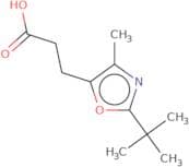 3-(2-tert-Butyl-4-methyl-1,3-oxazol-5-yl)propanoic acid