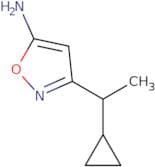 3-(1-Cyclopropylethyl)-1,2-oxazol-5-amine