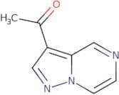 1-{Pyrazolo[1,5-a]pyrazin-3-yl}ethan-1-one