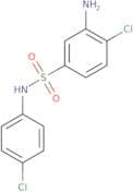 3-Amino-4-chloro-N-(4-chlorophenyl)benzene-1-sulfonamide