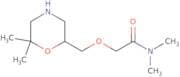 2-[(6,6-Dimethylmorpholin-2-yl)methoxy]-N,N-dimethylacetamide