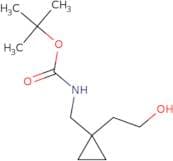 tert-Butyl N-{[1-(2-hydroxyethyl)cyclopropyl]methyl}carbamate