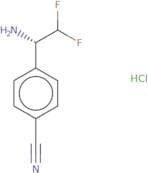 4-[(1S)-1-Amino-2,2-difluoroethyl]benzonitrile hydrochloride