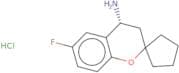 (4R)-6-Fluoro-3,4-dihydrospiro[1-benzopyran-2,1'-cyclopentane]-4-amine hydrochloride