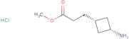 Methyl 3-[(1S,3R)-3-aminocyclobutyl]propanoate hydrochloride