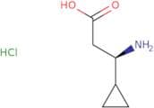 (3R)-3-Amino-3-cyclopropylpropanoic acid hydrochloride