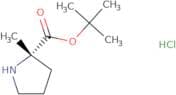 tert-Butyl (2S)-2-methylpyrrolidine-2-carboxylate hydrochloride