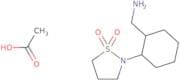 2-[2-(Aminomethyl)cyclohexyl]-1λ6,2-thiazolidine-1,1-dione, acetic acid