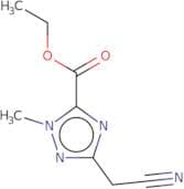 Ethyl 3-(cyanomethyl)-1-methyl-1H-1,2,4-triazole-5-carboxylate