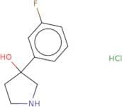 3-(3-Fluorophenyl)pyrrolidin-3-ol hydrochloride