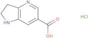 1H,2H,3H-Pyrrolo[3,2-b]pyridine-6-carboxylic acid hydrochloride