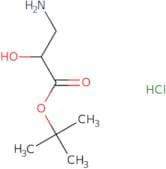 tert-Butyl 3-amino-2-hydroxypropanoate hydrochloride